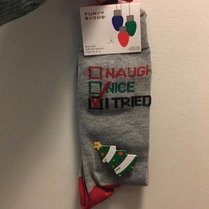 Christmas Naughty Nice socks